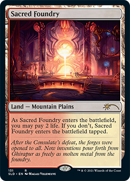Sacred Foundry [Secret Lair Drop Series] MTG Single Magic: The Gathering | Red Claw Gaming