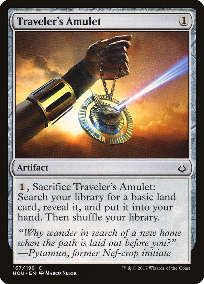 Traveler's Amulet [Hour of Devastation] MTG Single Magic: The Gathering | Red Claw Gaming