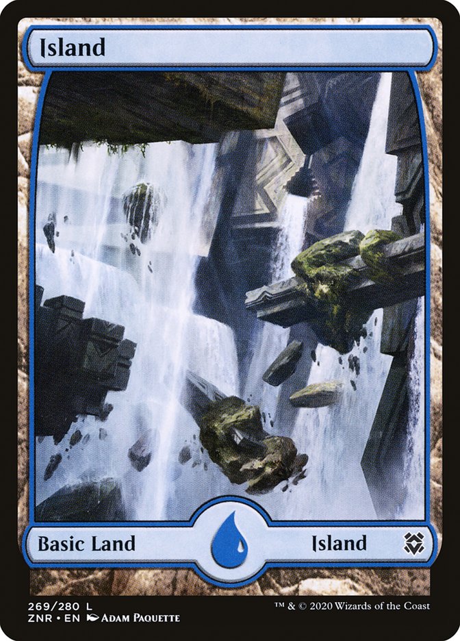 Island (269) [Zendikar Rising] MTG Single Magic: The Gathering | Red Claw Gaming