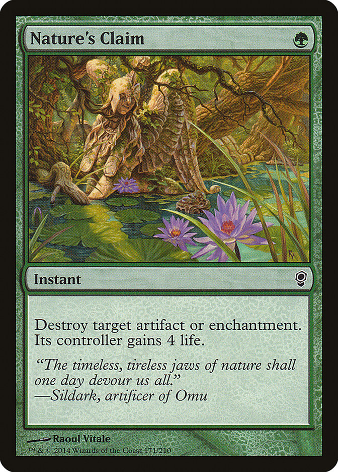 Nature's Claim [Conspiracy] MTG Single Magic: The Gathering | Red Claw Gaming