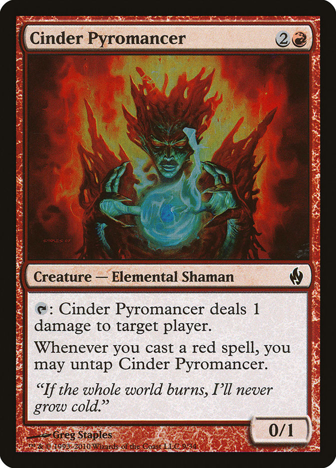 Cinder Pyromancer [Premium Deck Series: Fire and Lightning] MTG Single Magic: The Gathering | Red Claw Gaming