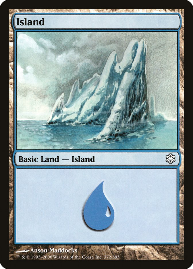 Island (372) [Coldsnap Theme Decks] MTG Single Magic: The Gathering | Red Claw Gaming