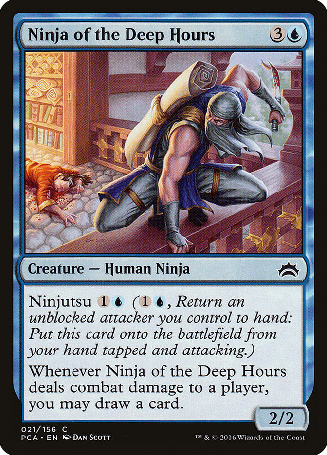 Ninja of the Deep Hours [Planechase Anthology] MTG Single Magic: The Gathering | Red Claw Gaming