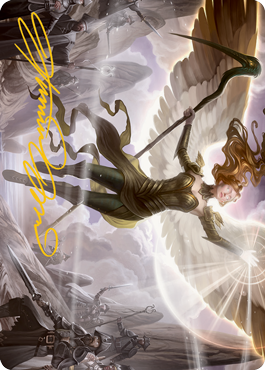 Sigarda's Splendor Art Card (Gold-Stamped Signature) [Innistrad: Midnight Hunt Art Series] MTG Single Magic: The Gathering | Red Claw Gaming