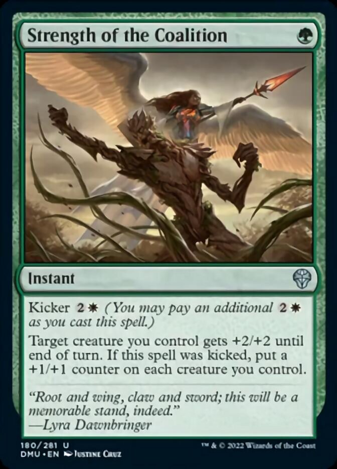 Strength of the Coalition [Dominaria United] MTG Single Magic: The Gathering | Red Claw Gaming