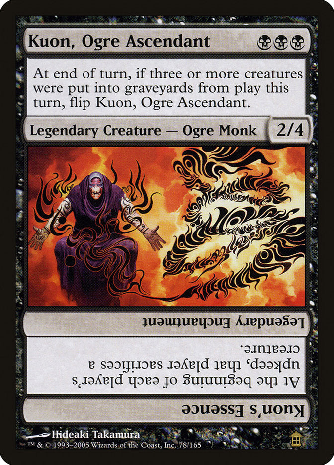Kuon, Ogre Ascendant // Kuon's Essence [Saviors of Kamigawa] MTG Single Magic: The Gathering    | Red Claw Gaming
