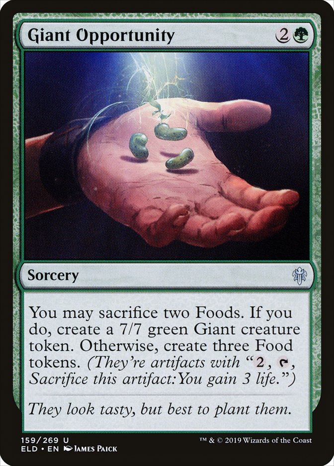 Giant Opportunity [Throne of Eldraine] MTG Single Magic: The Gathering | Red Claw Gaming