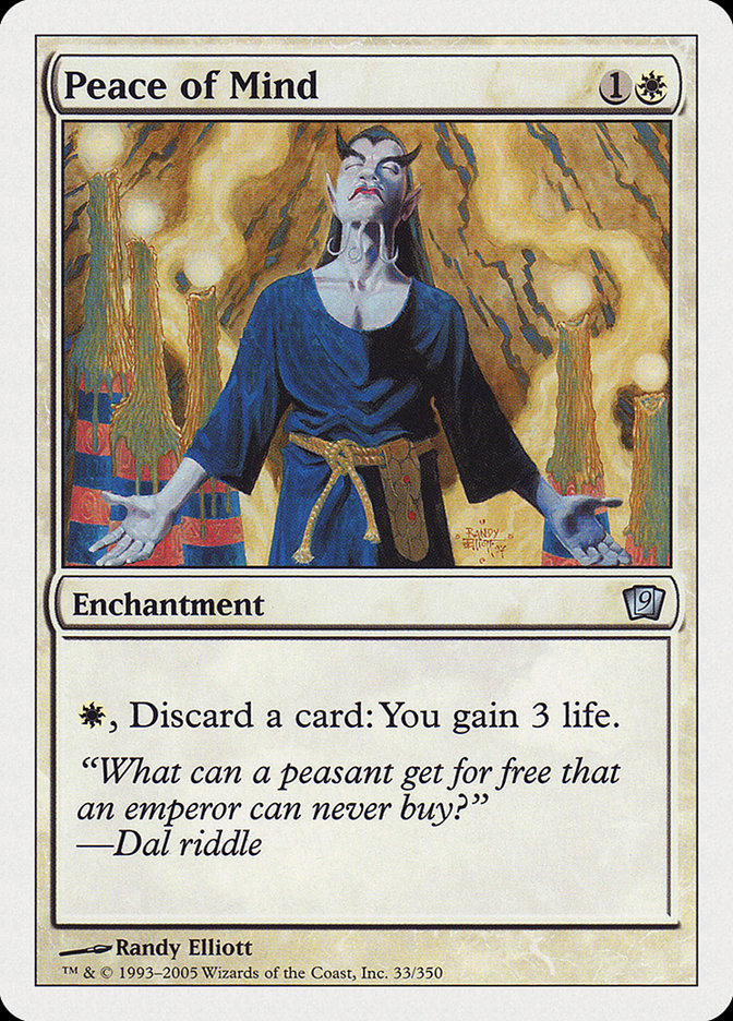 Peace of Mind [Ninth Edition] MTG Single Magic: The Gathering | Red Claw Gaming