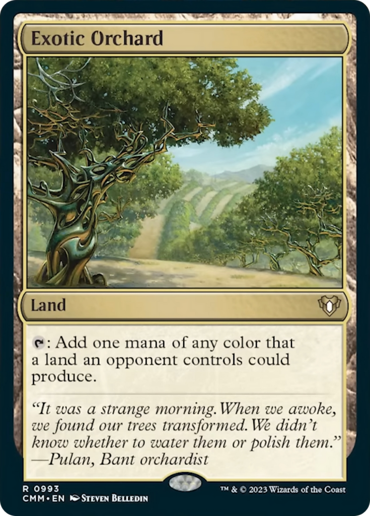Exotic Orchard [Commander Masters] MTG Single Magic: The Gathering | Red Claw Gaming