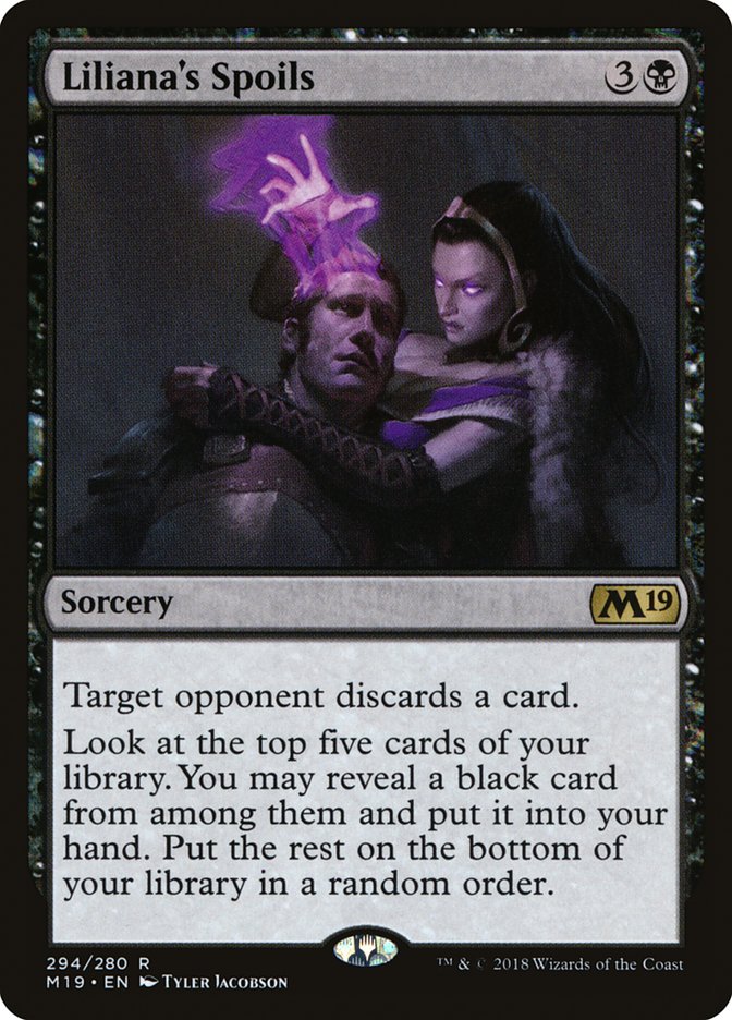 Liliana's Spoils [Core Set 2019] MTG Single Magic: The Gathering | Red Claw Gaming