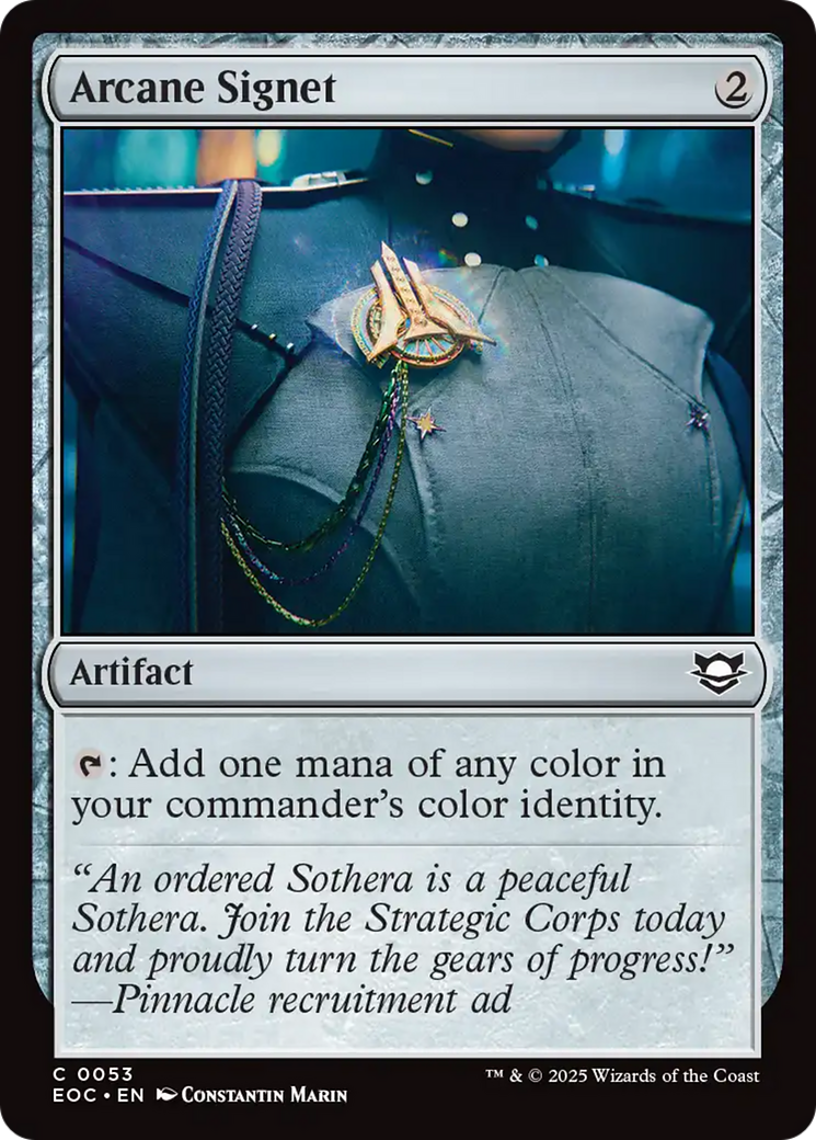 Arcane Signet [Edge of Eternities Commander] MTG Single Magic: The Gathering | Red Claw Gaming