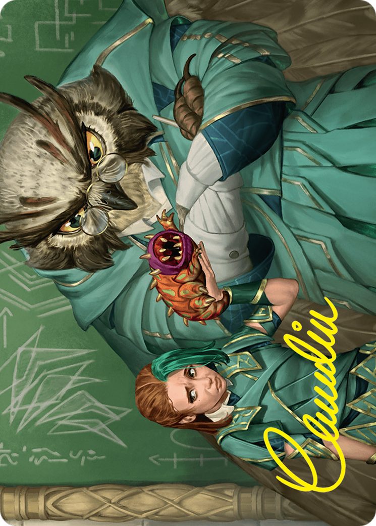 Confiscate Art Card (52/54) (Gold-Stamped Signature) [Foundations Art Series] MTG Single Magic: The Gathering | Red Claw Gaming