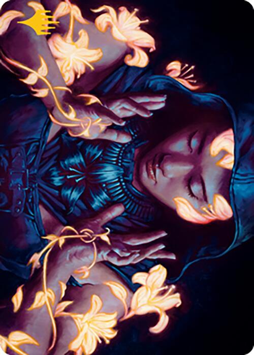 Blossoming Calm Art Card (Gold-Stamped Signature) [Modern Horizons 2 Art Series] MTG Single Magic: The Gathering    | Red Claw Gaming