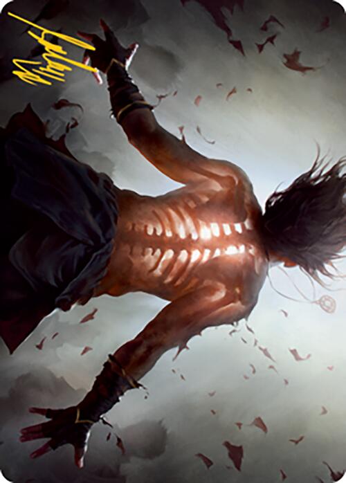 Piercing Rays Art Card (Gold-Stamped Signature) [Modern Horizons 2 Art Series] MTG Single Magic: The Gathering    | Red Claw Gaming