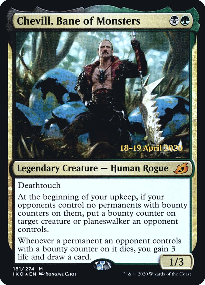Chevill, Bane of Monsters [Ikoria: Lair of Behemoths Prerelease Promos] MTG Single Magic: The Gathering | Red Claw Gaming