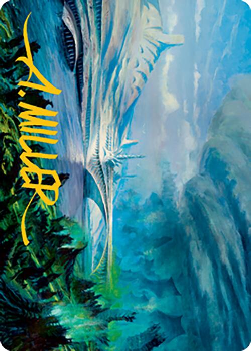 Goldmire Bridge Art Card (Gold-Stamped Signature) [Modern Horizons 2 Art Series] MTG Single Magic: The Gathering    | Red Claw Gaming