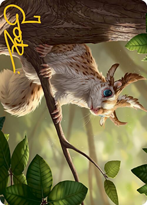 Squirrel Sovereign Art Card (Gold-Stamped Signature) [Modern Horizons 2 Art Series] MTG Single Magic: The Gathering | Red Claw Gaming