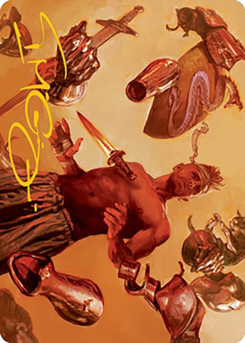 Dress Down Art Card (Gold-Stamped Signature) [Modern Horizons 2 Art Series] MTG Single Magic: The Gathering    | Red Claw Gaming