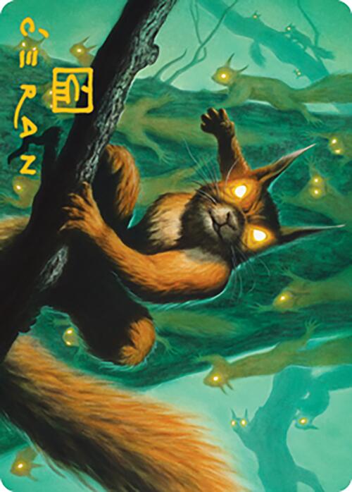 Chatterstorm Art Card (Gold-Stamped Signature) [Modern Horizons 2 Art Series] MTG Single Magic: The Gathering | Red Claw Gaming