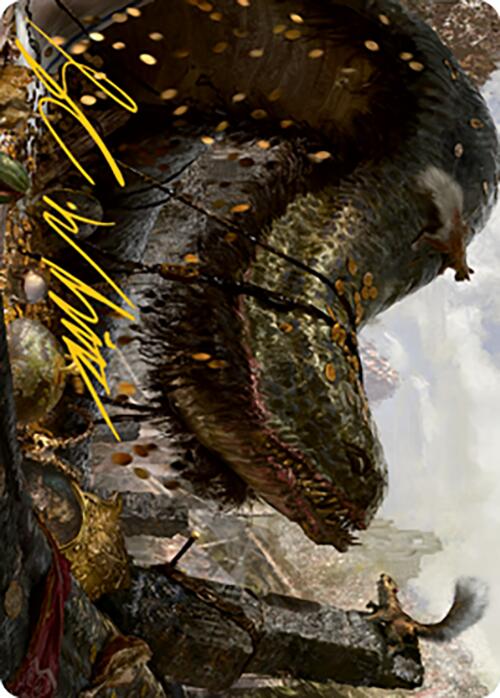 Junk Winder Art Card (Gold-Stamped Signature) [Modern Horizons 2 Art Series] MTG Single Magic: The Gathering    | Red Claw Gaming