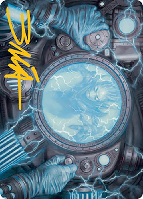 Recalibrate Art Card (Gold-Stamped Signature) [Modern Horizons 2 Art Series] MTG Single Magic: The Gathering    | Red Claw Gaming