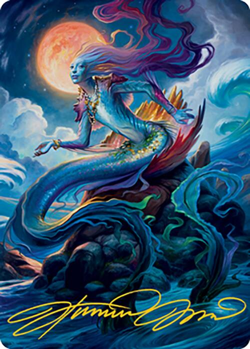 Svyelun of Sea and Sky Art Card (24) (Gold-Stamped Signature) [Modern Horizons 2 Art Series] MTG Single Magic: The Gathering | Red Claw Gaming