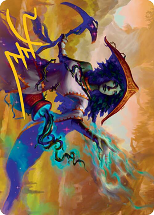 Sythis, Harvest's Hand Art Card (Gold-Stamped Signature) [Modern Horizons 2 Art Series] MTG Single Magic: The Gathering | Red Claw Gaming