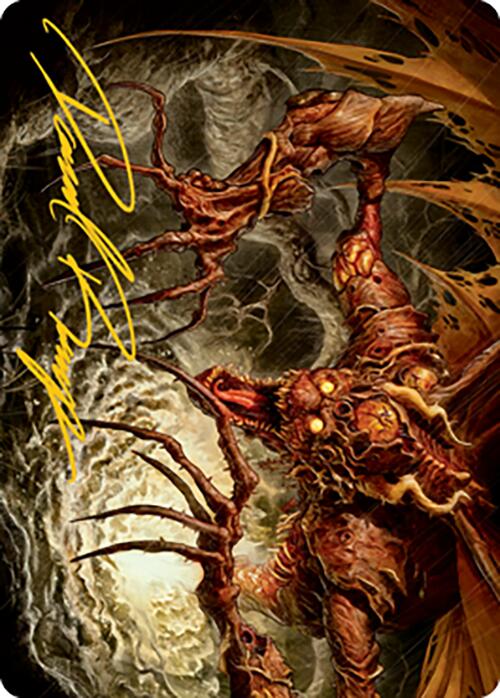 Archfiend of Sorrows Art Card (Gold-Stamped Signature) [Modern Horizons 2 Art Series] MTG Single Magic: The Gathering | Red Claw Gaming
