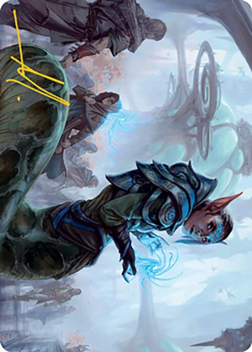 Lonis, Cryptozoologist Art Card (Gold-Stamped Signature) [Modern Horizons 2 Art Series] MTG Single Magic: The Gathering    | Red Claw Gaming