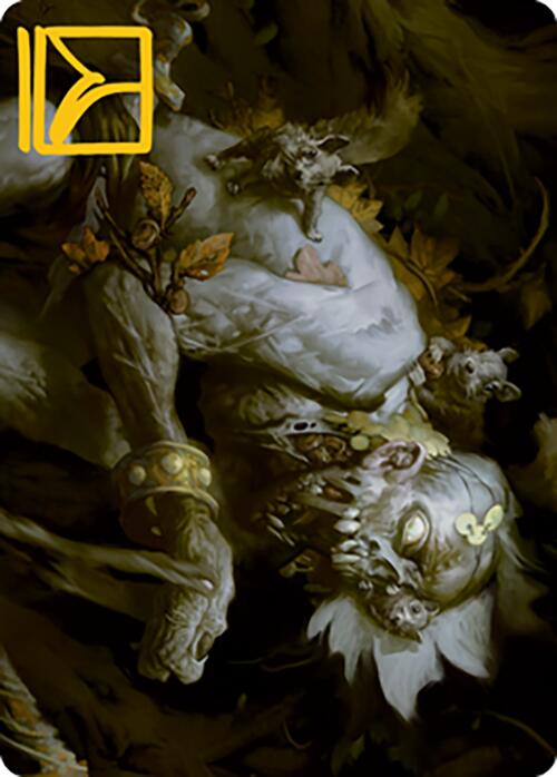 Nested Shambler Art Card (Gold-Stamped Signature) [Modern Horizons 2 Art Series] MTG Single Magic: The Gathering    | Red Claw Gaming