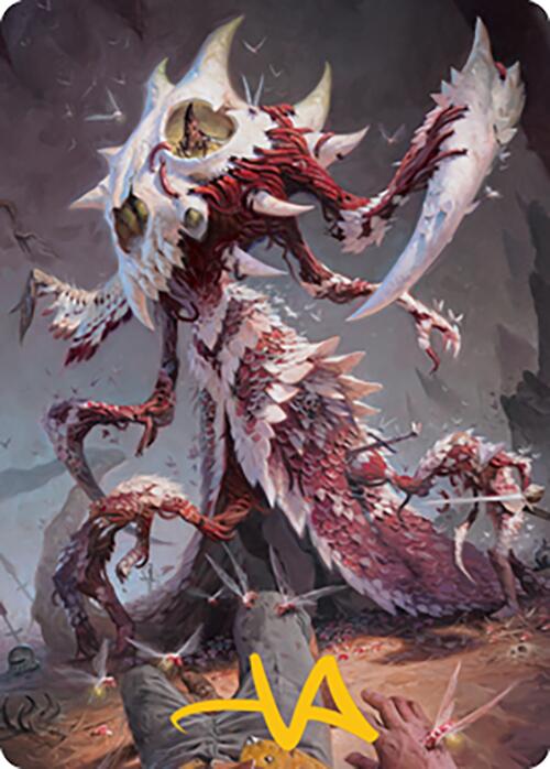 Grist, the Hunger Tide Art Card (56) (Gold-Stamped Signature) [Modern Horizons 2 Art Series] MTG Single Magic: The Gathering | Red Claw Gaming