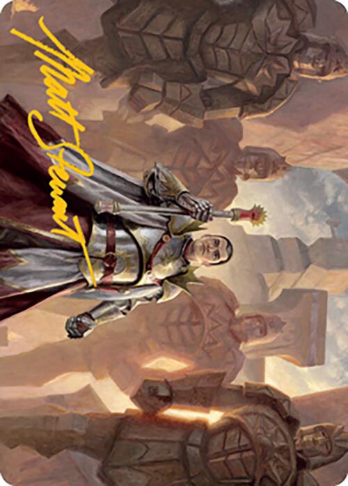 General Ferrous Rokiric Art Card (Gold-Stamped Signature) [Modern Horizons 2 Art Series] MTG Single Magic: The Gathering    | Red Claw Gaming