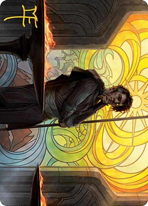 Garth One-Eye Art Card (Gold-Stamped Signature) [Modern Horizons 2 Art Series] MTG Single Magic: The Gathering    | Red Claw Gaming