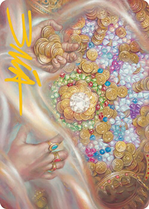 Strike It Rich Art Card (Gold-Stamped Signature) [Modern Horizons 2 Art Series] MTG Single Magic: The Gathering | Red Claw Gaming