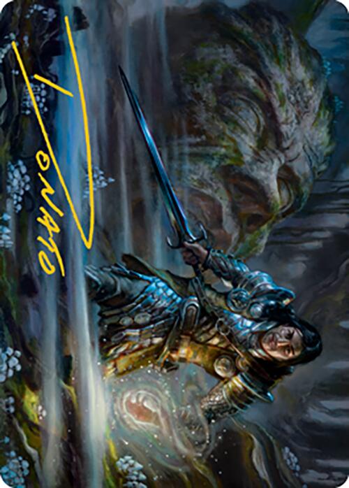 Carth the Lion Art Card (Gold-Stamped Signature) [Modern Horizons 2 Art Series] MTG Single Magic: The Gathering    | Red Claw Gaming