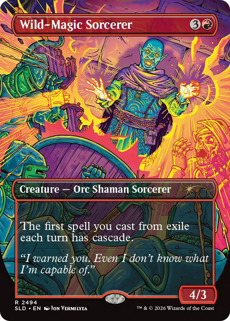 Wild-Magic Sorcerer [Secret Lair Drop Series] MTG Single Magic: The Gathering | Red Claw Gaming