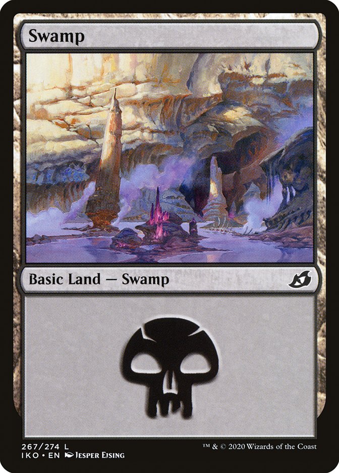 Swamp (267) [Ikoria: Lair of Behemoths] MTG Single Magic: The Gathering | Red Claw Gaming