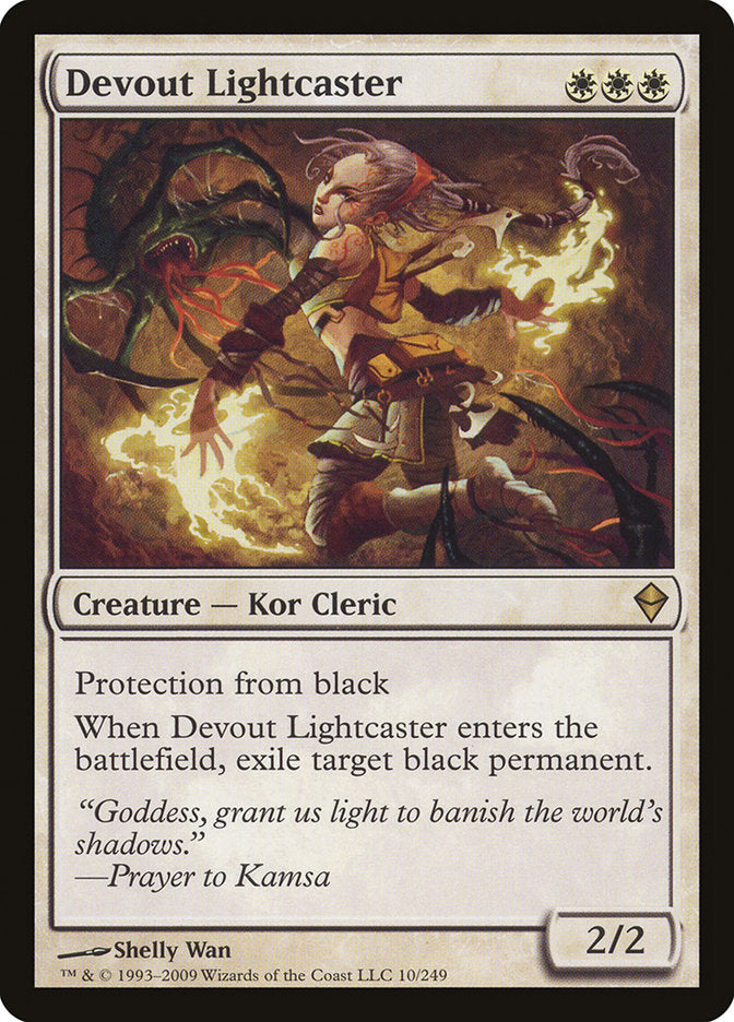 Devout Lightcaster [Zendikar] MTG Single Magic: The Gathering | Red Claw Gaming