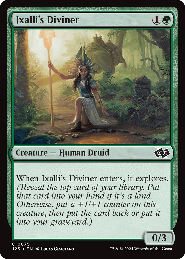 Ixalli's Diviner [Foundations Jumpstart] MTG Single Magic: The Gathering | Red Claw Gaming