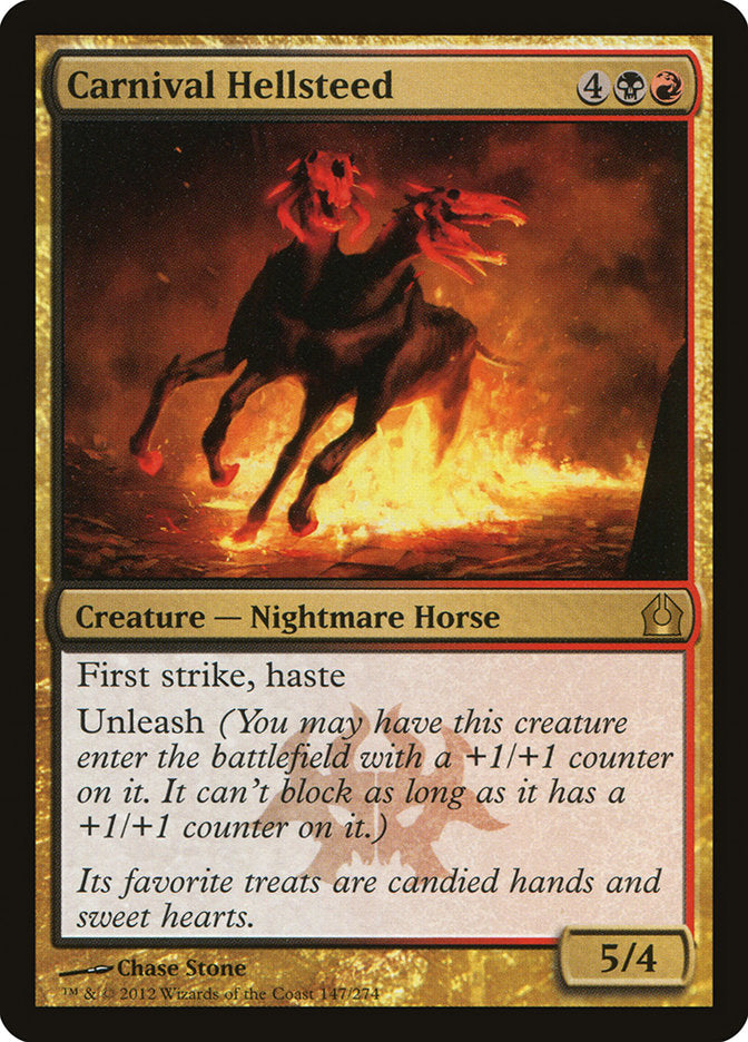 Carnival Hellsteed [Return to Ravnica] MTG Single Magic: The Gathering | Red Claw Gaming