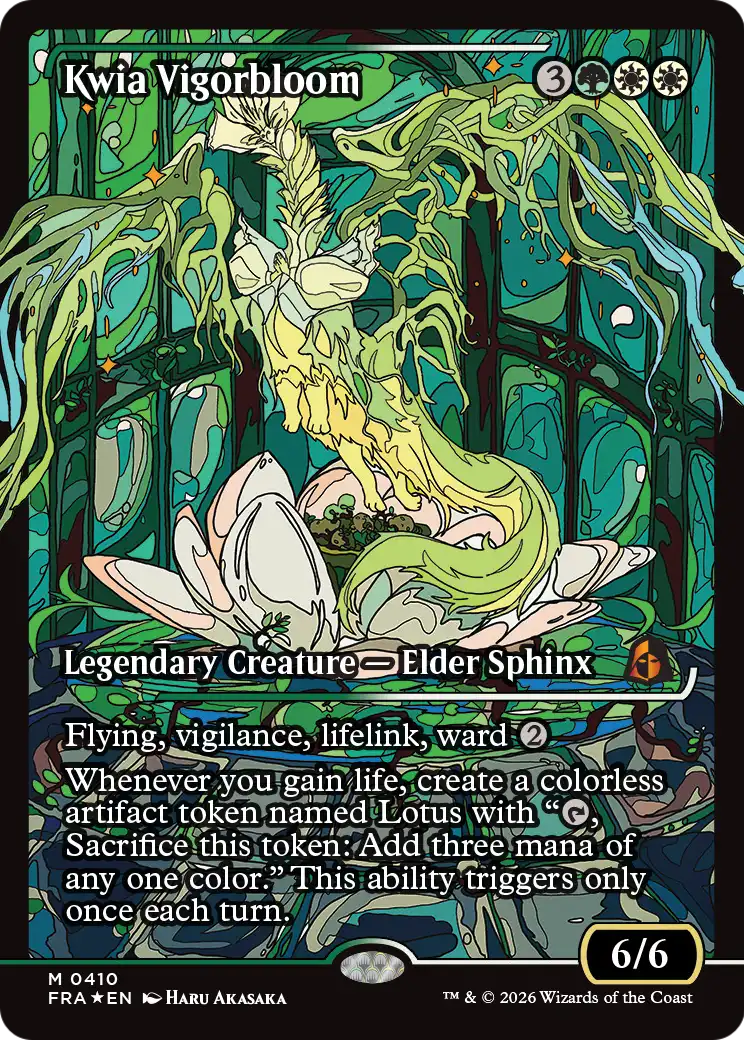 Kwia Vigorbloom (Showcase) (0410) [Reality Fracture] MTG Single Magic: The Gathering | Red Claw Gaming