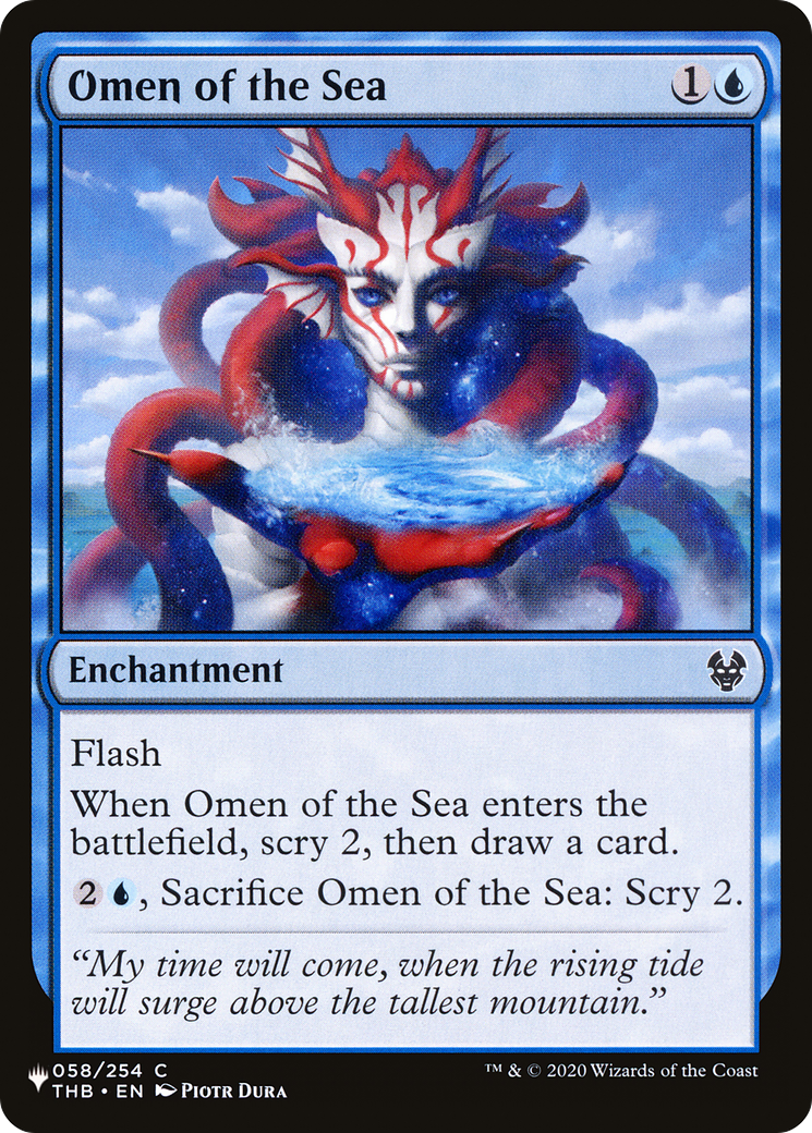 Omen of the Sea [The List] MTG Single Magic: The Gathering | Red Claw Gaming