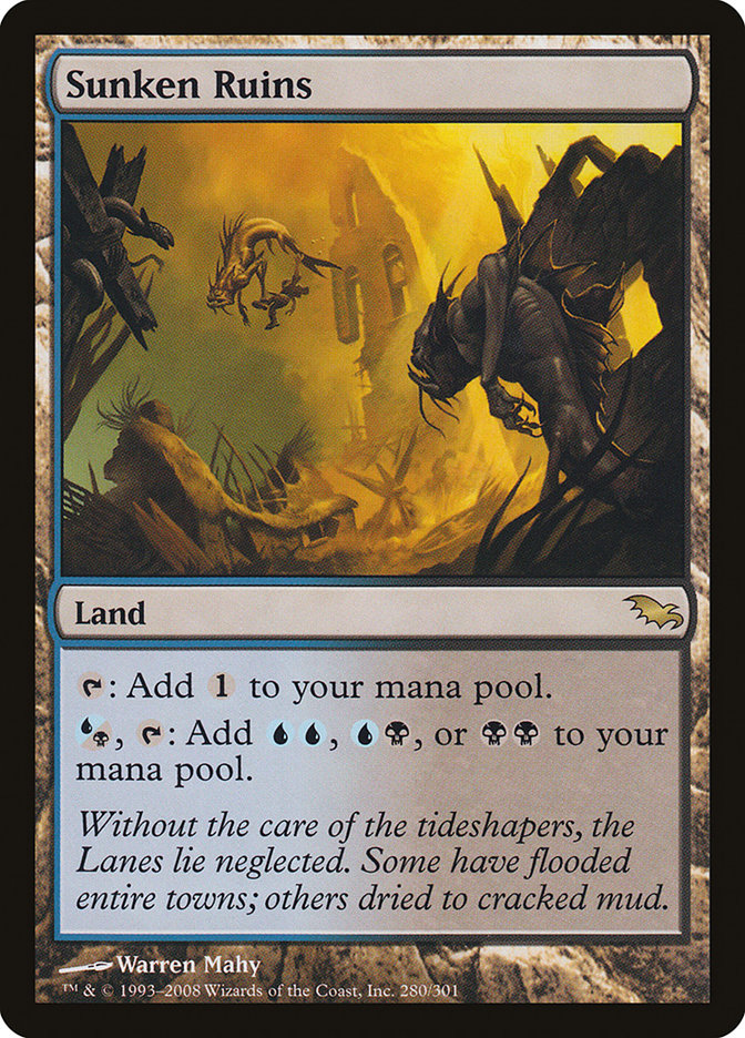 Sunken Ruins [Shadowmoor] MTG Single Magic: The Gathering | Red Claw Gaming