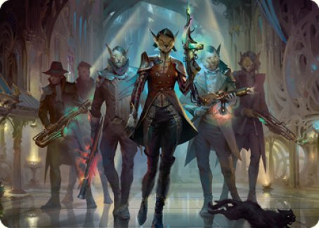 Family's Favor Art Card [Streets of New Capenna Art Series] MTG Single Magic: The Gathering | Red Claw Gaming