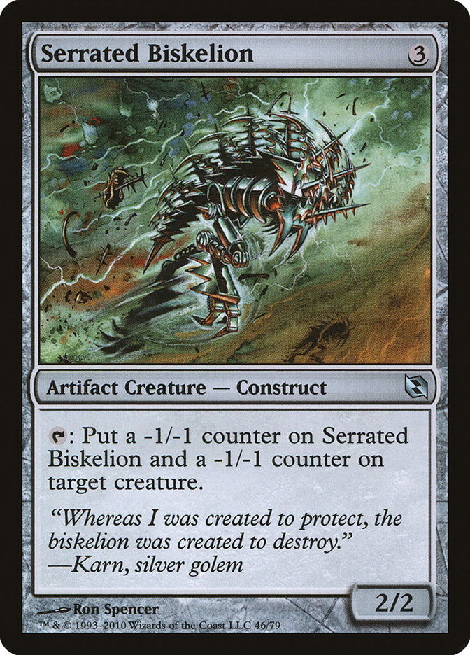 Serrated Biskelion [Duel Decks: Elspeth vs. Tezzeret] MTG Single Magic: The Gathering | Red Claw Gaming