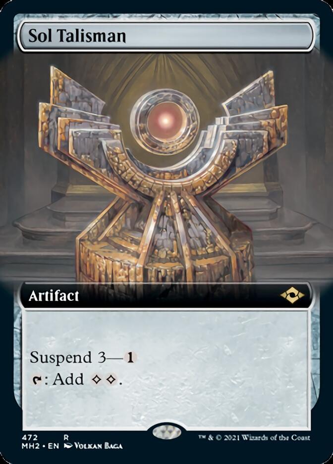 Sol Talisman (Extended Art) [Modern Horizons 2] MTG Single Magic: The Gathering | Red Claw Gaming
