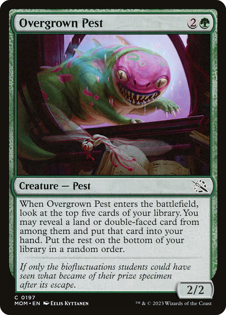 Overgrown Pest [March of the Machine] MTG Single Magic: The Gathering    | Red Claw Gaming