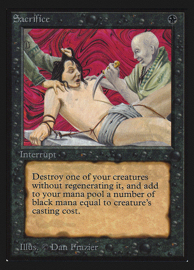 Sacrifice [International Collectors' Edition] MTG Single Magic: The Gathering | Red Claw Gaming