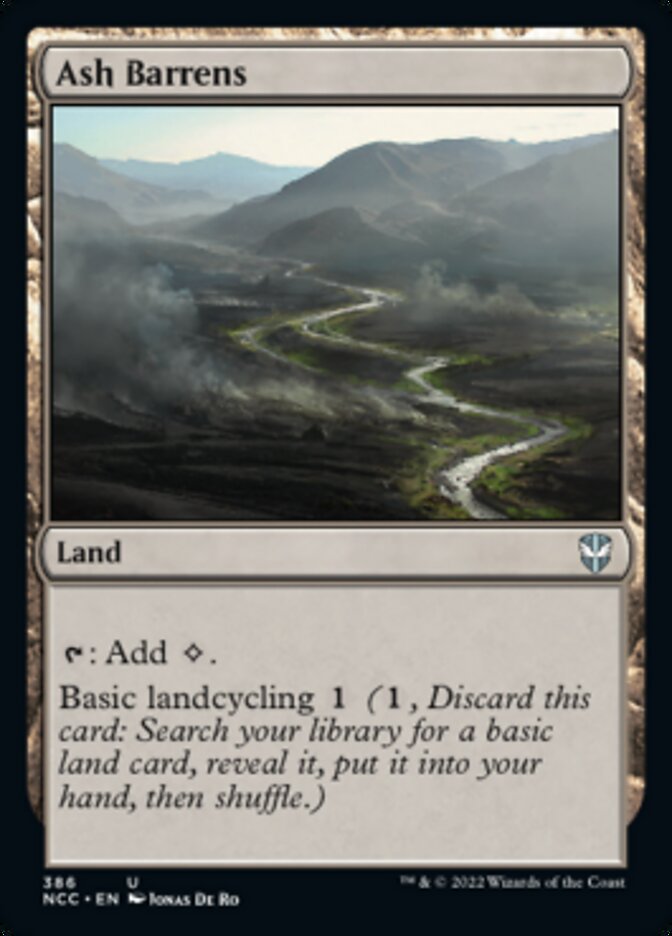 Ash Barrens [Streets of New Capenna Commander] MTG Single Magic: The Gathering | Red Claw Gaming
