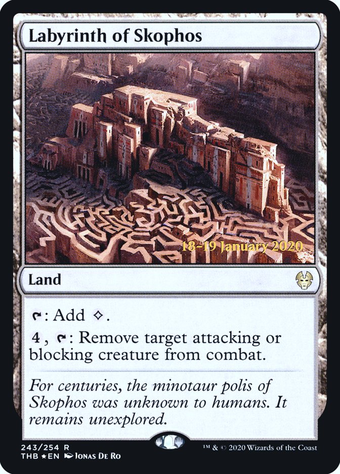 Labyrinth of Skophos [Theros Beyond Death Prerelease Promos] MTG Single Magic: The Gathering | Red Claw Gaming